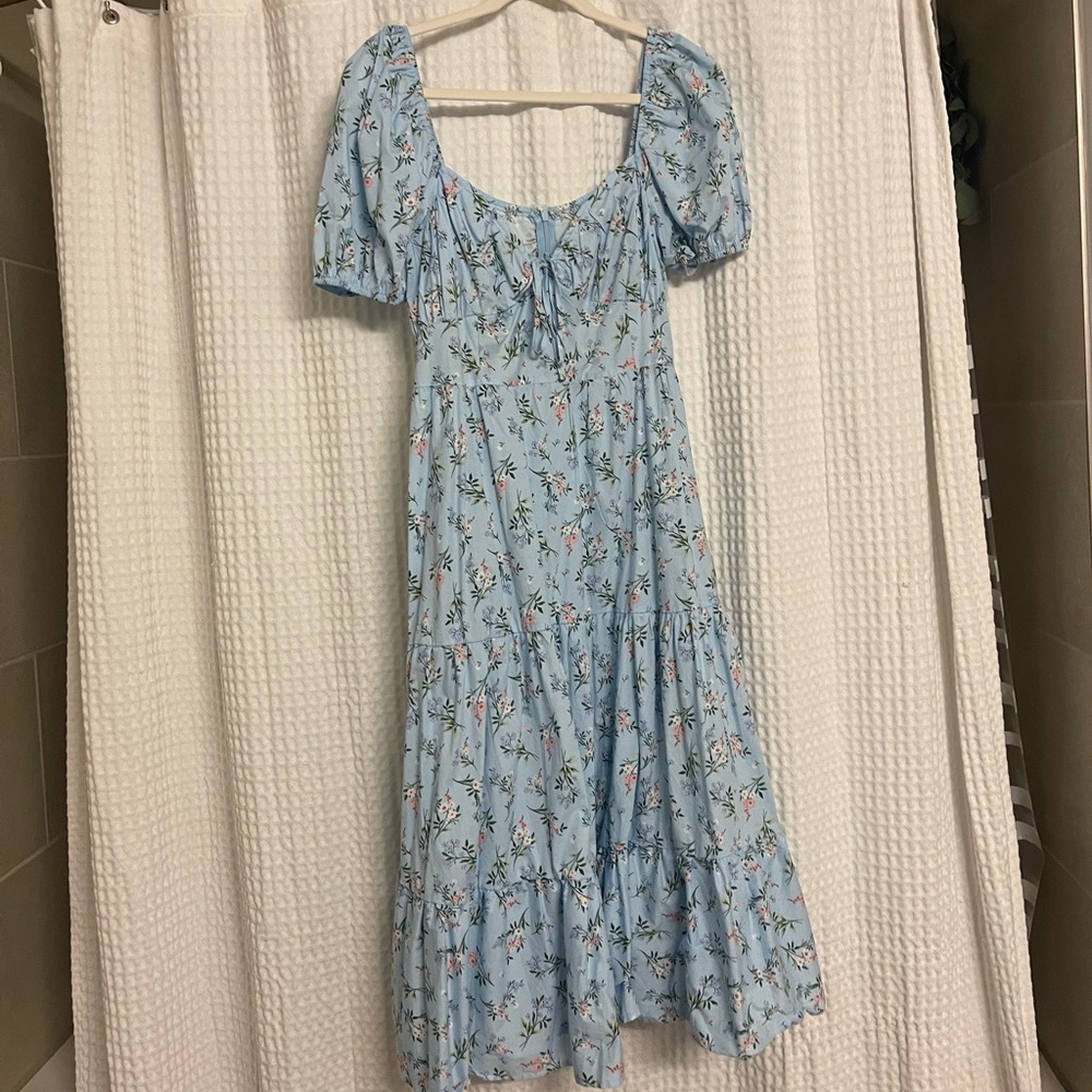 floral maxi dress